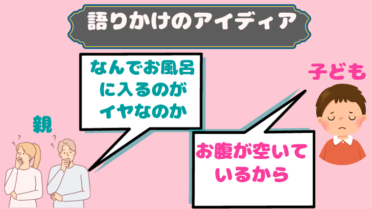 子育ての悩み解決＿洋服を来たがらない、お風呂に入らたがらい、などの時の声がけ